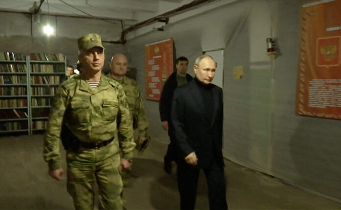 Russian President Vladimir Putin visits Luhansk Region