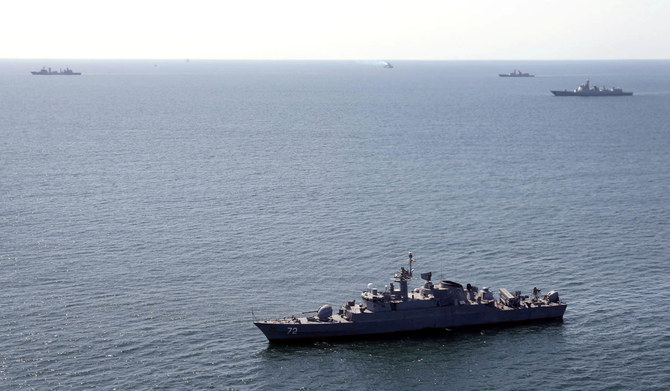 Russia, Iran and China hold warship drills in Gulf of Oman